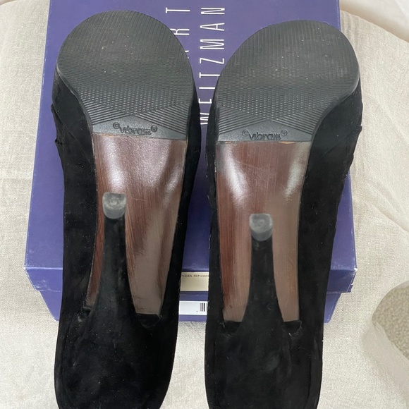 Stuart Weitzman Extra Peep Toe Platform Pumps - Picture 4 of 5